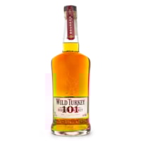 Wild Turkey 101 Bourbon Whiskey 700ml + 2 Porta-Copos de Couro