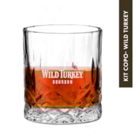 Wild Turkey Single Barrel Bourbon Whiskey 750ml + 2 Porta-Copos + 2 Copos WT