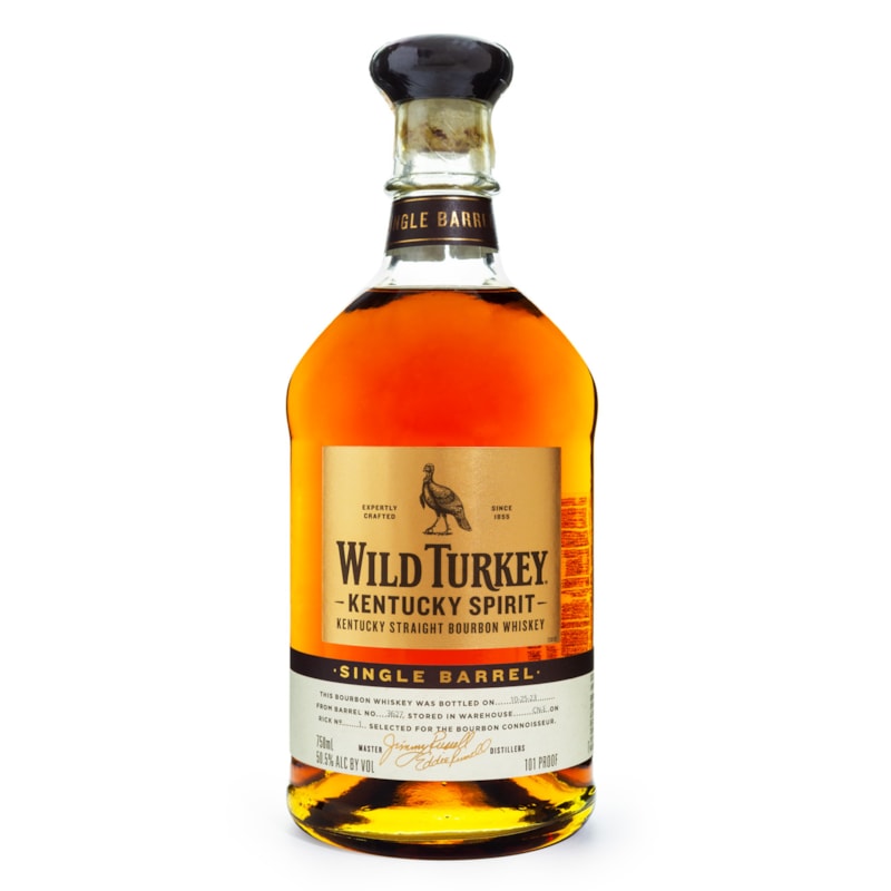 Wild Turkey Single Barrel Bourbon Whiskey 750ml