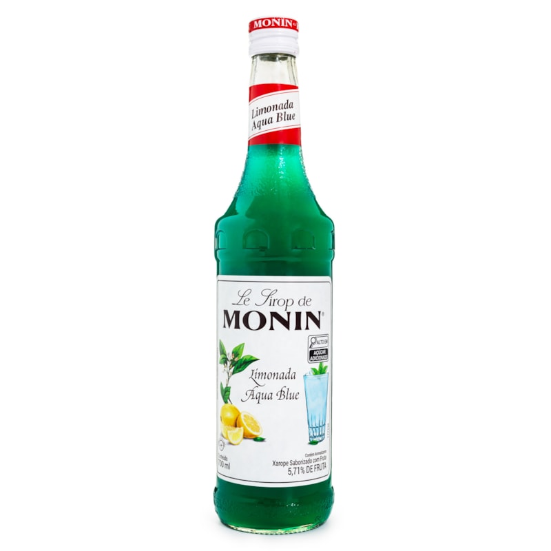 Xarope Monin Limonada Aqua Blue 700ml