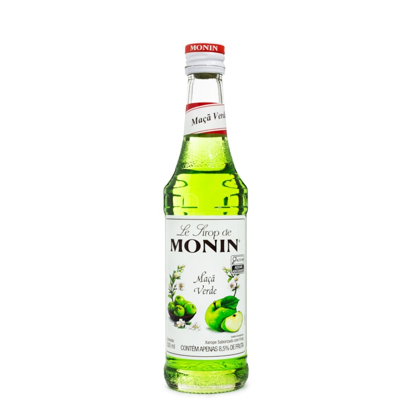 Xarope Monin Maçã Verde Garrafa 330ml